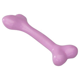 Ebi Rubber Bone Hundespielzeug Kauspielzeug aus Latex mit Erdbeergeschmack Rosa Größe L – Bild 1 von 3