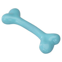 Produktbild von Ebi Rubber Bone Kauspielzeug für Hunde mit Minzgeschmack aus Latex in Blau Türkis Größe S