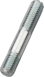 Produktbild von Ebi Schraubbefestigungsbolzen M12 doppelt aus Metall in Silber