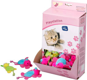 Produktbild von Ebi Shortplush Pets Katzenspielzeug mit Catnip aus Plüsch in Bunt