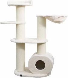 Ebi Toronto Kratzbaum für Katzen in Weiß mit Sisal – Bild 1 von 1