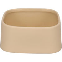 Produktbild von Eckiger Futternapf aus Keramik Flamingo Beige 900ml - 900 ml