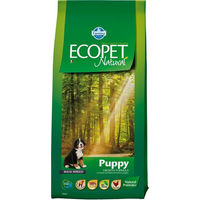 Produktbild von Ecopet Natural Puppy Maxi Hundetrockenfutter mit Huhn für Welpen 12 kg - 12 kg