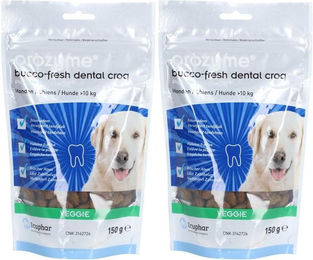 Produktbild von ECUPHAR Orozyme Bucco-Fresh Dental Croq Zahnpflege-Snack für Hunde ab 10 kg 150g