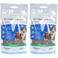 Produktbild von ECUPHAR Orozyme Bucco-Fresh Dental Croq Zahnpflege-Snack für Hunde und Katzen kleiner Rassen Bio ohne Konservierungsstoffe 60g