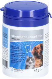 ECUPHAR Orozyme Bucco-Fresh PlaqueOff Zahnpflege Pulver für Hunde und Katzen hypoallergen – Bild 1 von 3