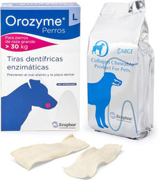 Ecuphar Orozyme Dentifricas L Zahnpflege-Strips für große Hunde 2 x 141 g - 2 x 141 g – Bild 1 von 2