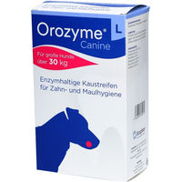 Produktbild von Ecuphar Orozyme Kaustreifen L Zahnpflege-Snack mit Rind und hohem Fleischanteil