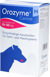 Ecuphar Orozyme Kaustreifen M Zahnpflege-Snack mit Rind und hohem Fleischanteil – Bild 1 von 3