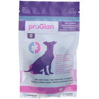 Produktbild von ecuphar proGlan Chews Doppelpack 2 x 30 Stück Ergänzungsfuttermittel für Hunde zur Unterstützung der Analdrüsenfunktion und Verdauung