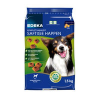 Produktbild von Edeka Herzstücke Saftige Happen mit Rind und Karotten 1,5kg