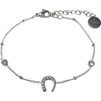 Produktbild von Edelstahl Armband für Damen von Equestrian Shop Vega wasserfest in Gold oder Silber 15 cm bis 19 cm
