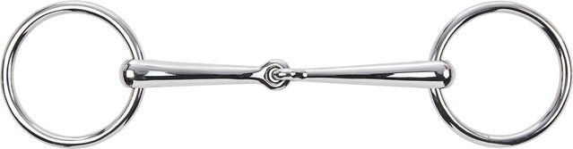 Edelstahl Unterlegtrense Einfach Gebrochen 12 mm 15,5 cm Silber – Bild 1 von 1