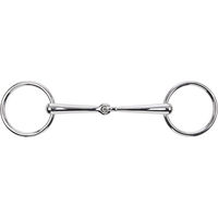 Produktbild von Edelstahl Unterlegtrense Einfach Gebrochen 12 mm 15,5 cm Silber