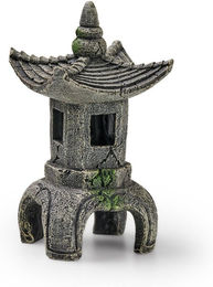 Eden Asien Tempel Aquariumdekoration Figur und Höhle für Fische in Bunt und Grau – Bild 1 von 2