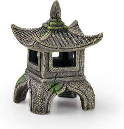 Produktbild von EDEN Asien Tempel S Figur und Höhle für Fische in Grau