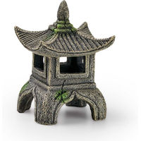 Produktbild von EDEN Asien Tempel S Figur und Höhle für Fische in Grau