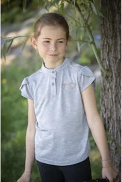 Produktbild von Eden By Penelope Reit-Poloshirt für Mädchen Julieta in Grau
