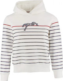 Produktbild von Eden By Penelope Reitsport-Hoodie Harlem für Mädchen aus Baumwolle in Weiß und Blau