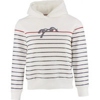 Produktbild von Eden By Penelope Reitsport-Hoodie Harlem für Mädchen aus Baumwolle in Weiß und Blau