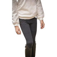 Produktbild von Eden By Penelope Romy Reithose Mid Grip für Mädchen in Grau und Schwarz
