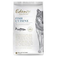 Produktbild von Eden Fish Cuisine Trockenfutter für Hunde mittelgroßer und großer Rassen mit Lachs und Hering 2 kg