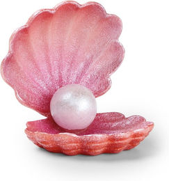 Produktbild von Eden Muschel Figur und Höhle für Fische in Weiß und Rosa