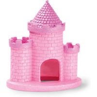 Produktbild von Eden Prinzessinnenschloss Aquariumdekoration als Figur und Höhle für Fische in Rosa und Bunt