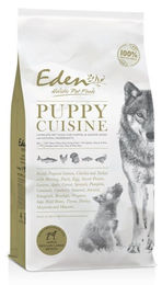 Eden Puppy Cuisine Trockenfutter für Welpen mittelgroßer und großer Rassen mit Lachs, Huhn, Truthahn, Hering und Ente 2 kg – Bild 1 von 1