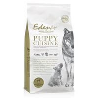 Produktbild von Eden Puppy Cuisine Trockenfutter für Welpen mittelgroßer und großer Rassen mit Lachs, Huhn, Truthahn, Hering und Ente 2 kg