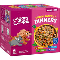 Produktbild von Edgard & Cooper Adult Dinners Hundefutter Multipack 8 x 150 g