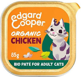 Edgard & Cooper Bio-Huhn Pastete für erwachsene Katzen 16 x 85 g – Bild 1 von 3