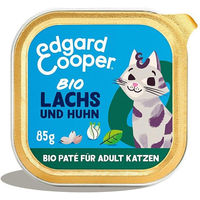Produktbild von Edgard & Cooper Bio Hundepaté mit Lachs und Huhn für Adult 8x85g