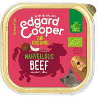 Produktbild von Edgard & Cooper Bio Hundepaté Rind und Kalb Adult 17 x 100 g glutenfrei