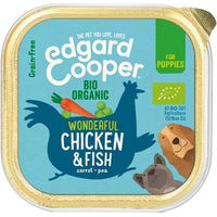 Produktbild von Edgard & Cooper Bio Nassfutter für Welpen Huhn & Fisch Getreidefrei 17 x 100 g