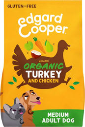 Edgard & Cooper Bio Trockenfutter für Hunde Adult Truthahn & Huhn glutenfrei 2,5 kg – Bild 1 von 4