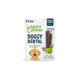 Edgard & Cooper Doggy Dental Zahnpflege-Snack Apfel & Eukalyptus Vegan Light für Hunde 240g - 8 x 240 g – Bild 1 von 3