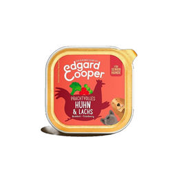 Edgard & Cooper Hund Nassfutter Senior Huhn & Lachs Stückchen in Sauce getreidefrei 150g - 11 x 150 g – Bild 1 von 3