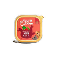 Produktbild von Edgard & Cooper Hund Nassfutter Senior Huhn & Lachs Stückchen in Sauce getreidefrei 150g - 11 x 150 g