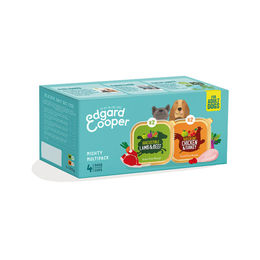 Produktbild von Edgard & Cooper Hundefutter Adult Huhn & Lamm Multipack 4 x 300 g