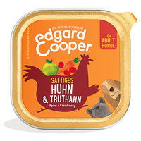 Produktbild von Edgard & Cooper Hundefutter Adult Huhn & Truthahn Stückchen in Sauce Getreidefrei 11 x 150 g - 11 x 150 g