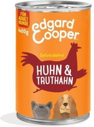 Edgard & Cooper Hundefutter Adult Huhn und Truthahn Stückchen in Sauce getreidefrei 6x400g - 6 x 400 g – Bild 1 von 2