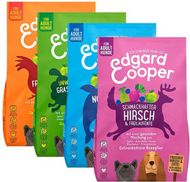 Produktbild von Edgard & Cooper Hundefutter Adult Lachs Getreidefrei Probierpaket 4x2,5kg - 4 x 2,5 kg