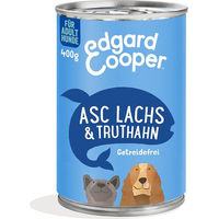 Produktbild von Edgard & Cooper Hundefutter Adult Lachs & Truthahn 6x400g - 6 x 400 g