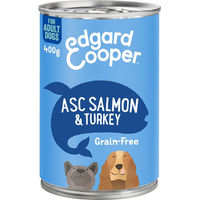Produktbild von Edgard & Cooper Hundefutter Adult Lachs und Pute Getreidefrei 6 x 400 g Dose