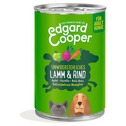 Edgard & Cooper Hundefutter Adult Lamm & Rind Getreidefrei Sensitive 6 x 400 g Dose - 6 x 400 g – Bild 1 von 3