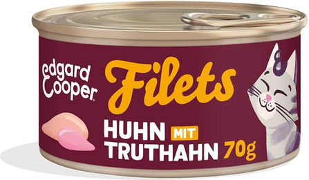 Edgard & Cooper Hundefutter Filets Huhn und Truthahn 12x70 g – Bild 1 von 9