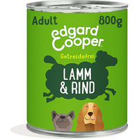 Produktbild von Edgard & Cooper Hundefutter Lamm und Rind mit Apfel getreidefrei 6x800g