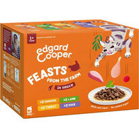 Produktbild von Edgard & Cooper Hundefutter Multipack Catch of the Day in Sauce 12 x 85 g