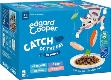 Edgard & Cooper Hundefutter Multipack Feast from the Farm in Sauce 12 x 85 g – Bild 1 von 1